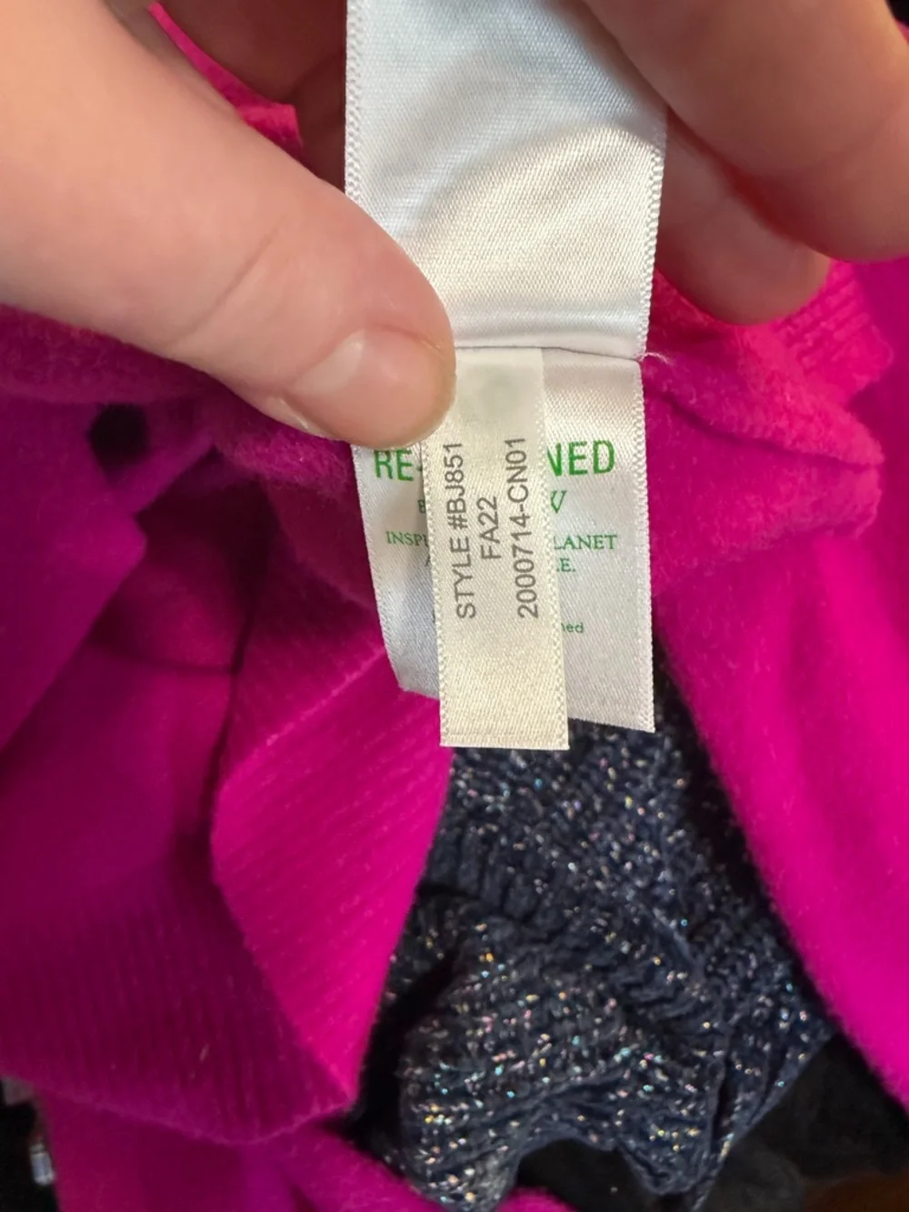 J. Crew Extra Soft Wool Blend Barbiecore Pink Sweater Medium